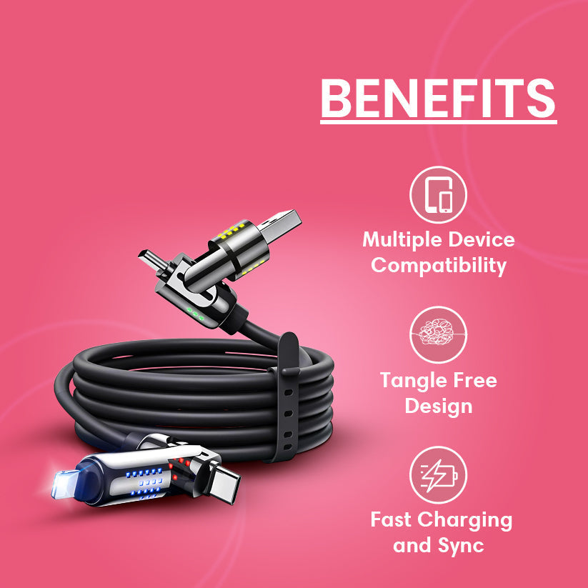 4-in-1 Multi USB Charging Cable